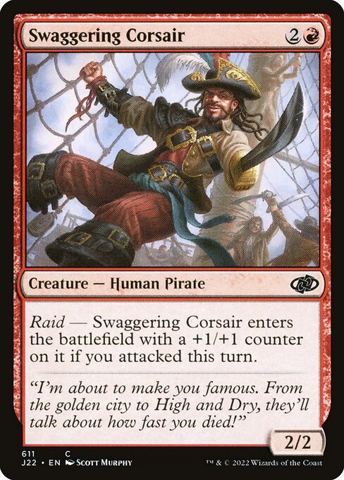 Swaggering Corsair